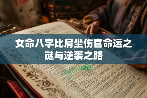 女命八字比肩坐伤官命运之谜与逆袭之路