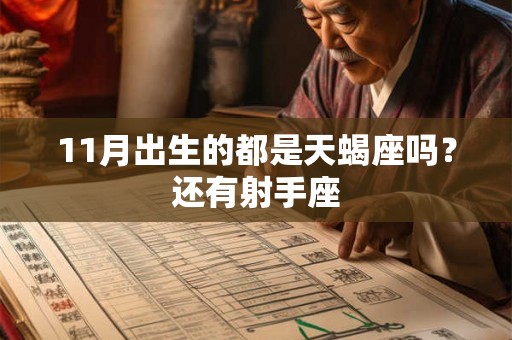 11月出生的都是天蝎座吗？还有射手座