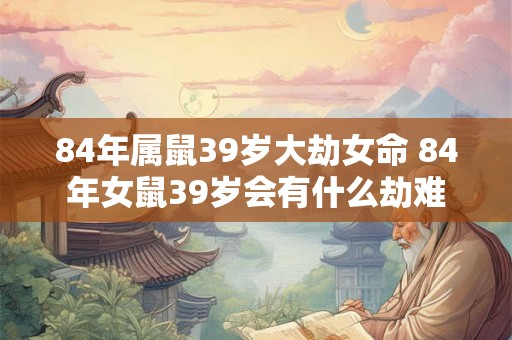 84年属鼠39岁大劫女命 84年女鼠39岁会有什么劫难