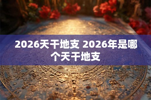 2026天干地支 2026年是哪个天干地支