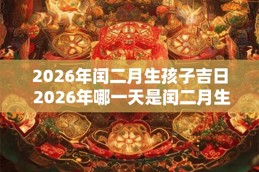 2026年闰二月生孩子吉日 2026年哪一天是闰二月生孩子的吉日 2026年闰二月生孩子吉日 2026年哪一天是闰二月生孩子的吉日