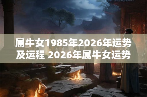 属牛女1985年2026年运势及运程 2026年属牛女运势如何 属牛女1985年2026年运势及运程 2026年属牛女运势如何