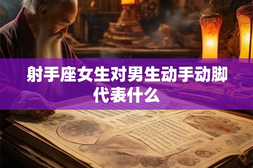 射手座女生对男生动手动脚代表什么