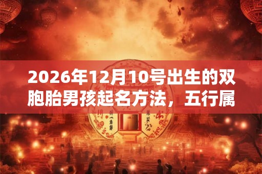 2026年12月10号出生的双胞胎男孩起名方法,五行属什么 2026年12月10号出生的双胞胎男孩起名方法,五行属什么