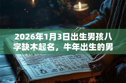 2026年1月3日出生男孩八字缺木起名，牛年出生的男孩命运好吗？