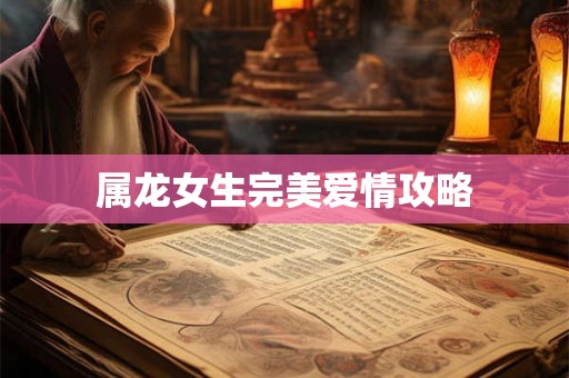 属龙女生完美爱情攻略