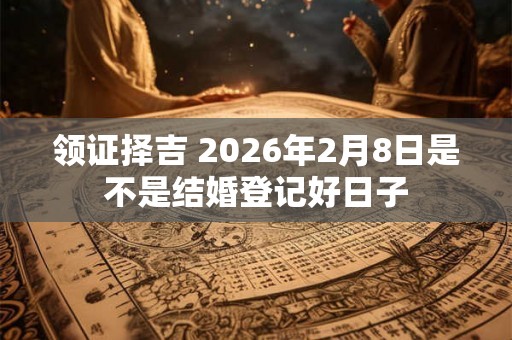 领证择吉 2026年2月8日是不是结婚登记好日子