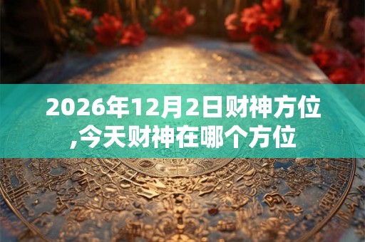 2026年12月2日财神方位,今天财神在哪个方位