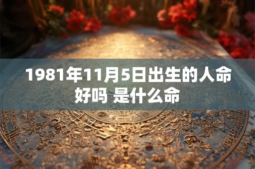 1981年11月5日出生的人命好吗 是什么命 1981年11月5日出生的人命好吗 是什么命