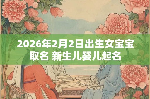 2026年2月2日出生女宝宝取名 新生儿婴儿起名 2026年2月2日出生女宝宝取名 新生儿婴儿起名