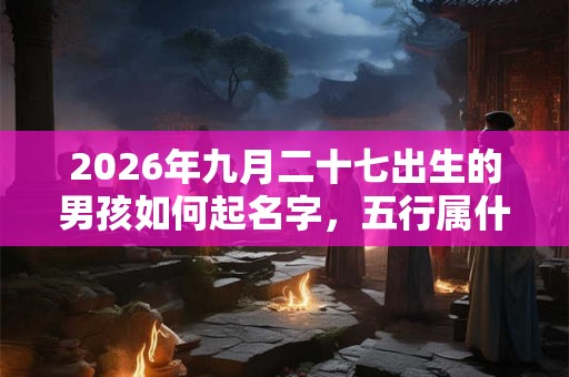 2026年九月二十七出生的男孩如何起名字,五行属什么 2026年九月二十七出生的男孩如何起名字,五行属什么