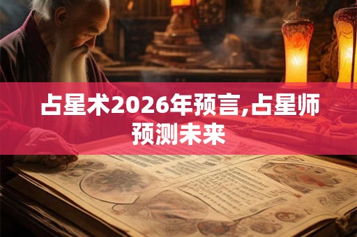 占星术2026年预言,占星师预测未来