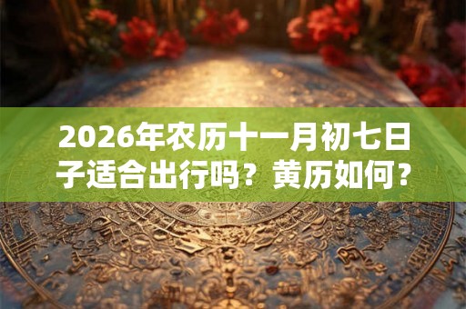 2026年农历十一月初七日子适合出行吗?黄历如何? 2026年农历十一月初七日子适合出行吗?黄历如何?