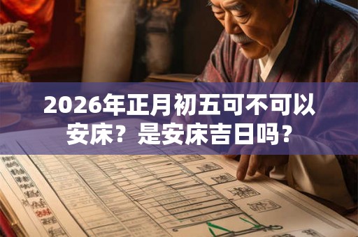 2026年正月初五可不可以安床？是安床吉日吗？