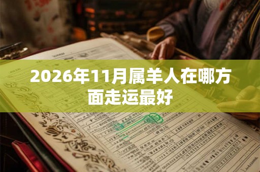2026年11月属羊人在哪方面走运最好
