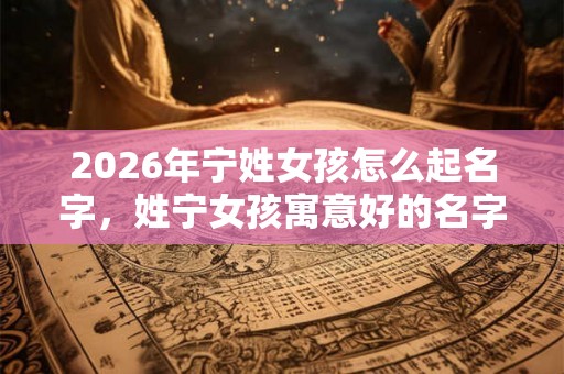 2026年宁姓女孩怎么起名字，姓宁女孩寓意好的名字