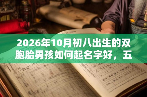 2026年10月初八出生的双胞胎男孩如何起名字好,五行属什么? 2026年10月初八出生的双胞胎男孩如何起名字好,五行属什么?
