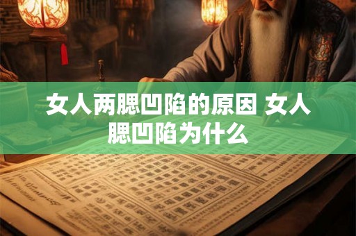 女人两腮凹陷的原因 女人腮凹陷为什么
