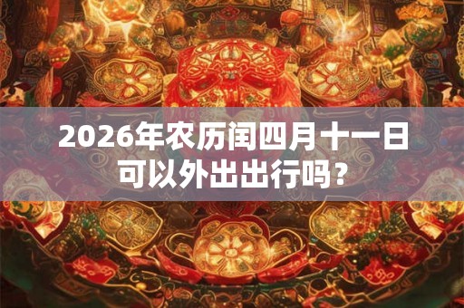 2026年农历闰四月十一日可以外出出行吗？