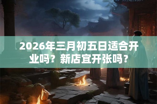 2026年三月初五日适合开业吗？新店宜开张吗？