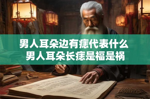 男人耳朵边有痣代表什么 男人耳朵长痣是福是祸