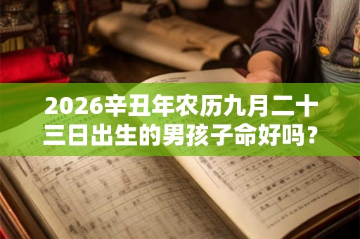 2026辛丑年农历九月二十三日出生的男孩子命好吗？