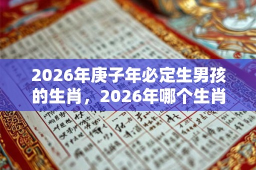 2026年庚子年必定生男孩的生肖，2026年哪个生肖会生男孩？