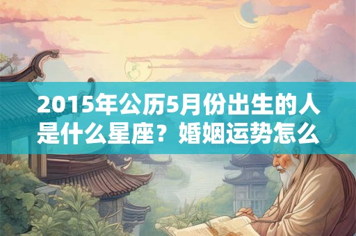 2015年公历5月份出生的人是什么星座？婚姻运势怎么样？