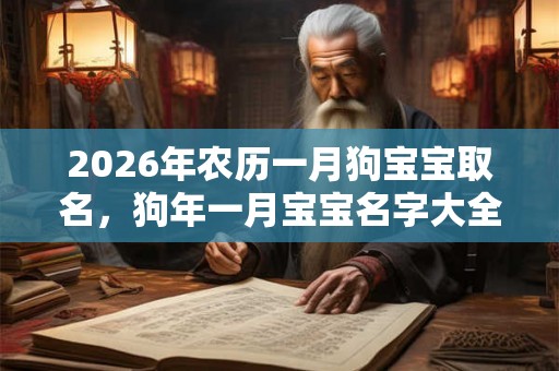 2026年农历一月狗宝宝取名,狗年一月宝宝名字大全 2026年农历一月狗宝宝取名,狗年一月宝宝名字大全