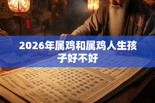 2026年属鸡和属鸡人生孩子好不好