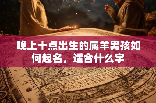 晚上十点出生的属羊男孩如何起名,适合什么字 晚上十点出生的属羊男孩如何起名,适合什么字