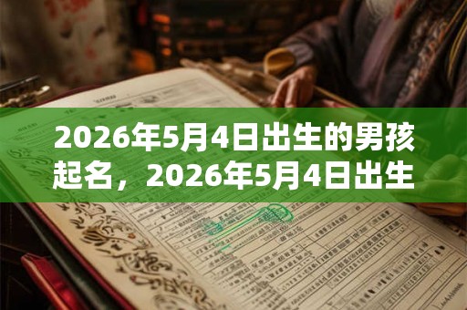 2026年5月4日出生的男孩起名,2026年5月4日出生宝宝好不好? 2026年5月4日出生的男孩起名,2026年5月4日出生宝宝好不好?