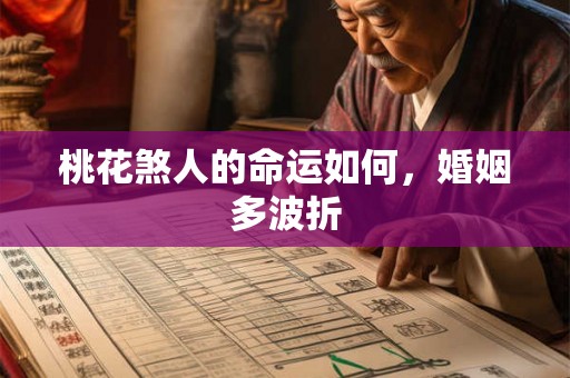 桃花煞人的命运如何，婚姻多波折