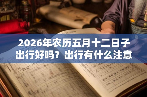 2026年农历五月十二日子出行好吗？出行有什么注意事项？