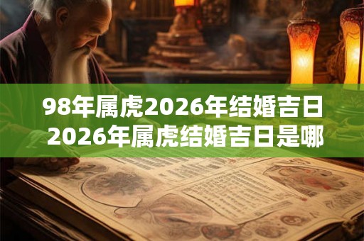 98年属虎2026年结婚吉日 2026年属虎结婚吉日是哪天 98年属虎2026年结婚吉日 2026年属虎结婚吉日是哪天