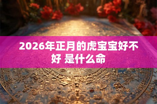 2026年正月的虎宝宝好不好 是什么命 2026年正月的虎宝宝好不好 是什么命