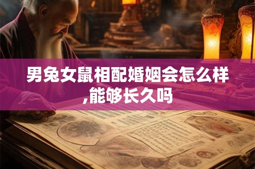 男兔女鼠相配婚姻会怎么样,能够长久吗
