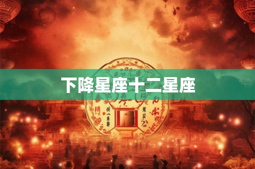 下降星座十二星座