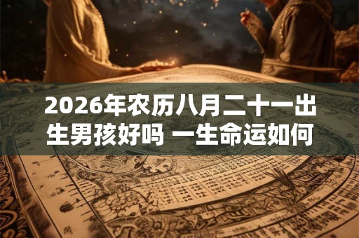 2026年农历八月二十一出生男孩好吗 一生命运如何