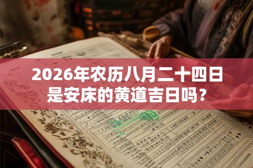 2026年农历八月二十四日是安床的黄道吉日吗? 2026年农历八月二十四日是安床的黄道吉日吗?