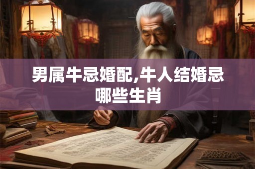 男属牛忌婚配,牛人结婚忌哪些生肖