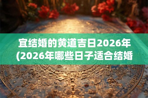宜结婚的黄道吉日2026年(2026年哪些日子适合结婚？)