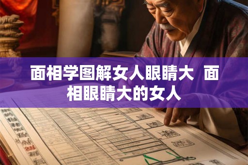 面相学图解女人眼睛大 面相眼睛大的女人 面相学图解女人眼睛大 面相眼睛大的女人