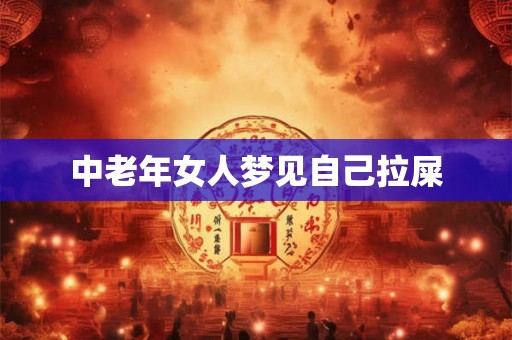 中老年女人梦见自己拉屎
