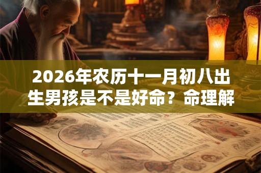 2026年农历十一月初八出生男孩是不是好命？命理解析