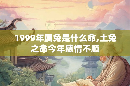 1999年属兔是什么命,土兔之命今年感情不顺 1999年属兔是什么命,土兔之命今年感情不顺