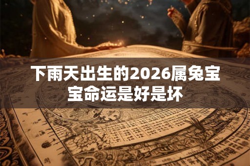 下雨天出生的2026属兔宝宝命运是好是坏 下雨天出生的2026属兔宝宝命运是好是坏
