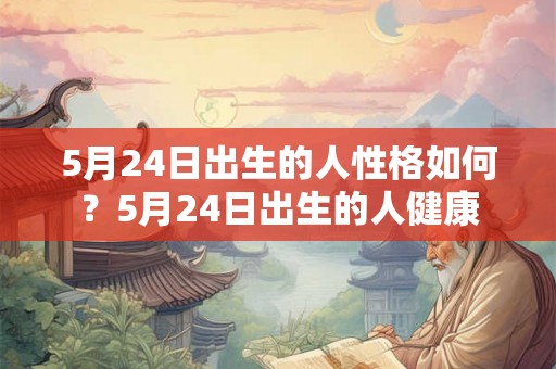 5月24日出生的人性格如何？5月24日出生的人健康