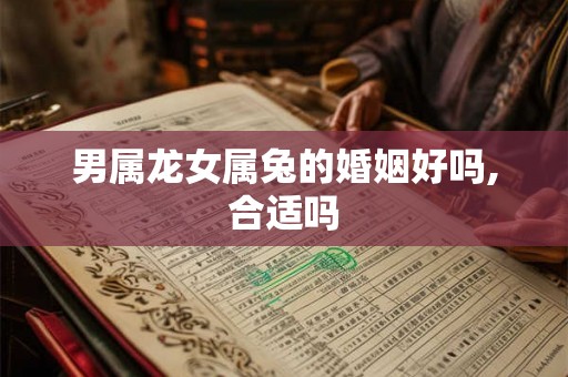 男属龙女属兔的婚姻好吗,合适吗