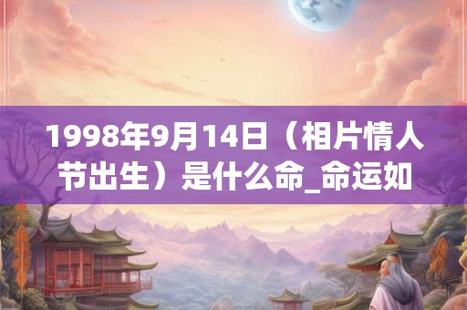 1998年9月14日（相片情人节出生）是什么命_命运如何